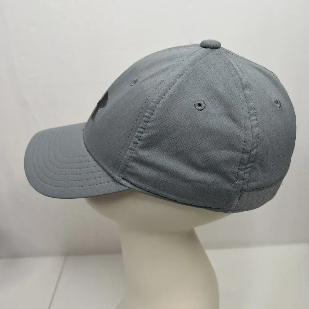 Under Armour Youth S/M‎ Hat Headline Stretch Fitted Grey Cap Back Spell Out
